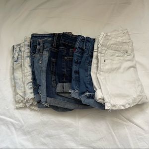 SOLD Lot of 7 Denim Shorts - Aeropostale and American Eagle. Size 2